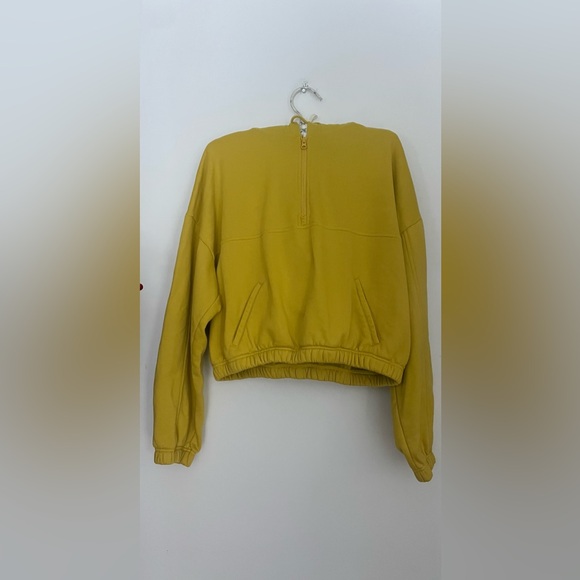 ALO Yoga Mustard Yellow Women's Hoodie sweater large - Picture 9 of 11